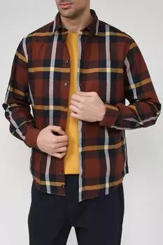 Хлопковая рубашка в клетку Casual Friday