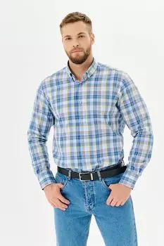 Хлопковая рубашка в клетку Dave Raball