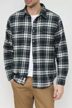 Хлопковая рубашка в клетку GRAND & HILLS