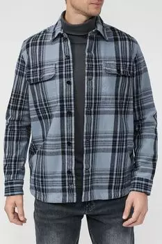 Хлопковая рубашка в клетку LERROS