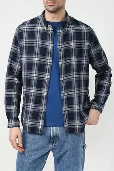 Хлопковая рубашка в клетку Marc O'Polo Denim