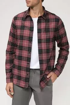 Хлопковая рубашка в клетку MARCO DI RADI