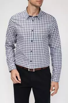 Хлопковая рубашка в клетку MARCO DI RADI