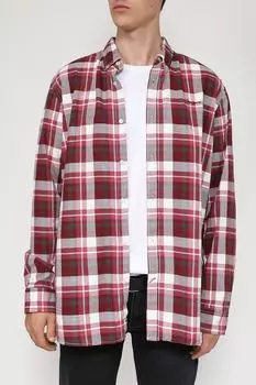 Хлопковая рубашка в клетку PEPE JEANS