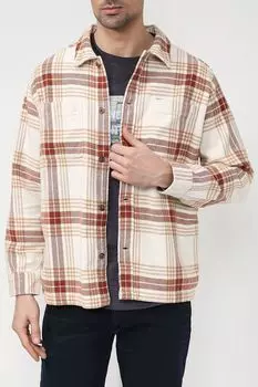 Хлопковая рубашка в клетку PEPE JEANS