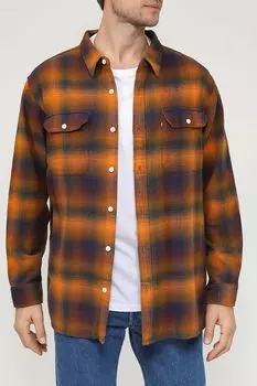 Хлопковая рубашка в клетку с карманами LEVI'S