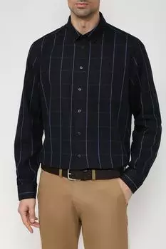 Хлопковая рубашка в клетку с воротником на пуговицах Casual Friday