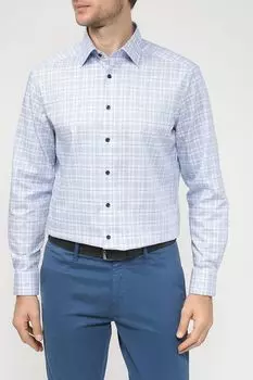 Хлопковая рубашка в мелкую клетку Marvelis