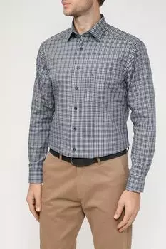 Хлопковая рубашка в мелкую клетку Marvelis