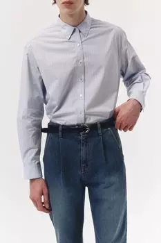 Хлопковая рубашка в полоску Dunst