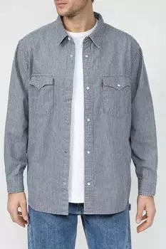 Хлопковая рубашка в полоску LEVI'S