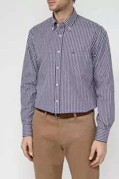 Хлопковая рубашка в полоску Paul & Shark