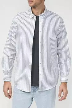 Хлопковая рубашка в полоску PEPE JEANS