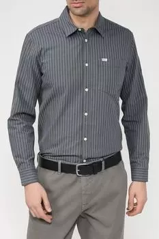 Хлопковая рубашка в полоску PEPE JEANS