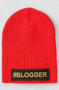 Хлопковая шапка с нашивкой Андерсен