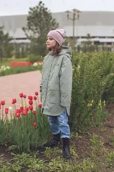 Хлопковая шапка с отворотом Андерсен