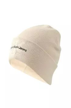 Хлопковая шапка с отворотом Calvin Klein Jeans