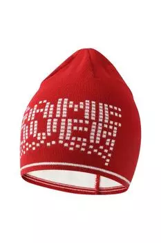 Хлопковая шапка с текстовым принтом Marhatter