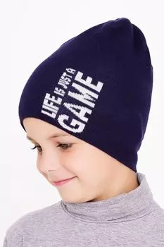 Хлопковая шапка с текстовым принтом Marhatter