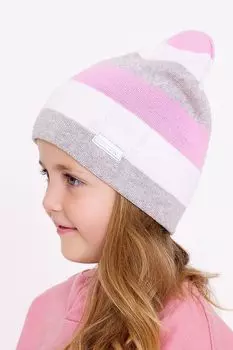 Хлопковая шапка в полоску Marhatter