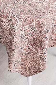 Хлопковая скатерть с принтом Geometric India COINCASA