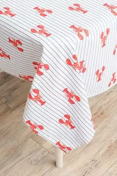 Хлопковая скатерть с принтом Lobster COINCASA