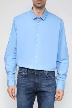 Хлопковая сорочка прямого кроя Esprit Casual