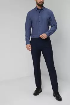 Хлопковая сорочка с принтом Olymp