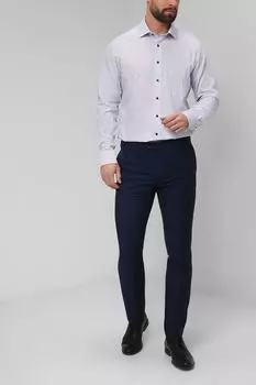 Хлопковая сорочка с принтом Olymp