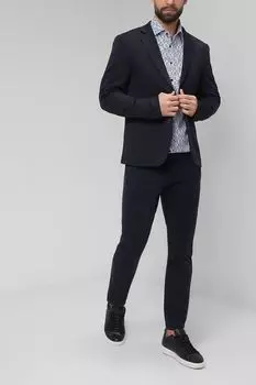 Хлопковая сорочка с принтом Olymp