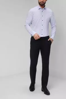 Хлопковая сорочка с принтом Olymp