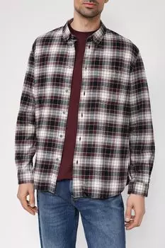 Хлопковая сорочка в клетку с карманом Marc O'Polo Denim