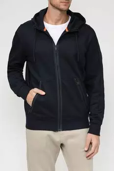 Хлопковая толстовка на молнии BOSS