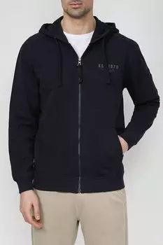 Хлопковая толстовка на молнии LERROS