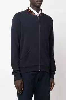 Хлопковая толстовка на молнии Paul Smith
