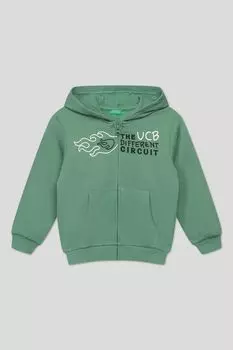 Хлопковая толстовка с принтом Benetton