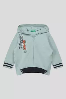 Хлопковая толстовка с принтом Benetton