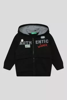 Хлопковая толстовка с принтом Benetton