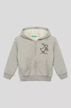 Хлопковая толстовка с принтом Benetton