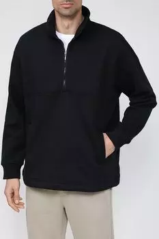 Хлопковая толстовка с воротником на молнии MARCO DI RADI