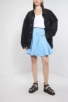 Хлопковая юбка на резинке BELUCCI