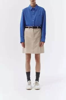 Хлопковая юбка прямого кроя Dunst