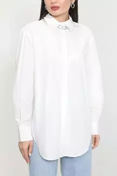 Хлопковая удлиненная рубашка FRACOMINA