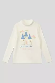 Хлопковая водолазка с принтом OVS