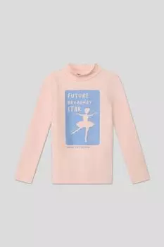 Хлопковая водолазка с принтом OVS