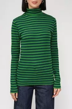 Хлопковая водолазка в полоску Marc O'Polo Denim