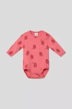 Хлопковое боди с принтом Sanetta