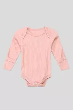 Хлопковое боди в рубчик Aspaya