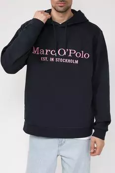 Хлопковое худи с логотипом бренда Marc O'Polo