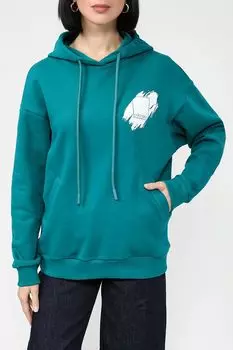 Хлопковое худи с логотипом COLORPLAY